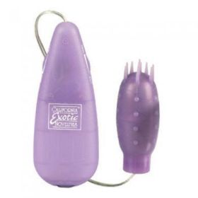 Silicone Slims Nubby Bullet Vibrator Purple