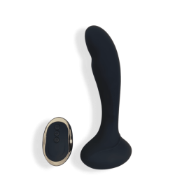 Gaea - Vibrating Black Dildo