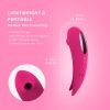 Wosilicone Pink Bird Suction Vibrator Strong Vibration Sex Toys for Women Clitoris G Spot Sucking Vibrators Adults Sex Toys