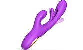 Rabbit Tapping Vibrator Dildo G Spot Vibrator with 7 Flapping Modes Sex Toys