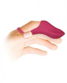 Frisky Finger Rechargeable Bullet Vibrator Burgundy (SKU: TCN-EN-RS-5125)